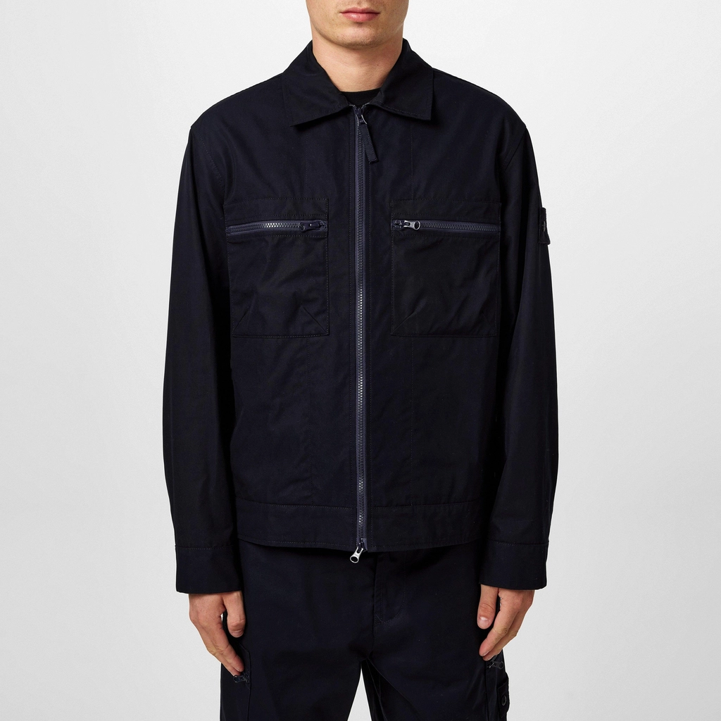 Stone Island Ghost Ventile Jacket - Blue V0020